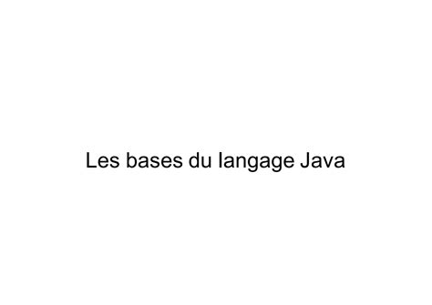 Coder En Java Les Bases 的图像结果