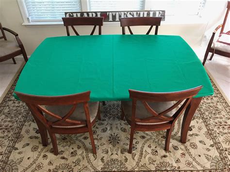 Felt CARD table cover - Poker Tablecloth for round or square table USA ...