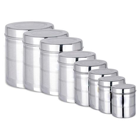 ROLLYWARE Stainless Steel Kitchen Storage container- Ubha Dabba ...