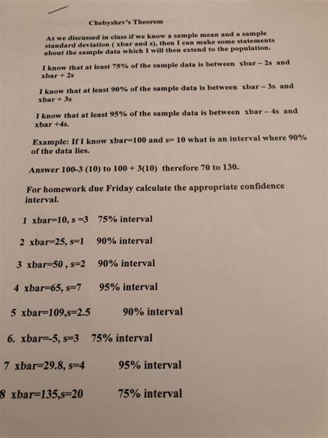 Image result for Chebyshev Theorem