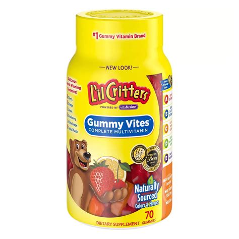 L'il Critters Gummy Vites Complete Multivitamin Gummies - Strawberry ...