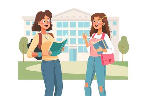 Discuss Two Students Cartoon 的图像结果