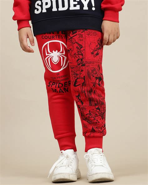 Spiderman Printed Regular Fit Jogger For Boys – Kidsville