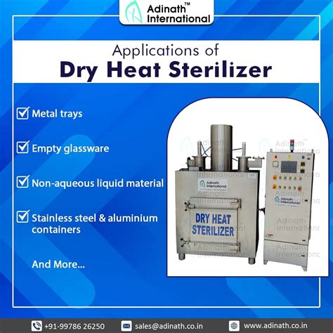 Dry Heat Sterilizer in Pharmaceutical Injectables