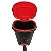 Cello Plastic Step-On Pedal Garbage Dustbin (50 L, Black-Red) : Amazon ...