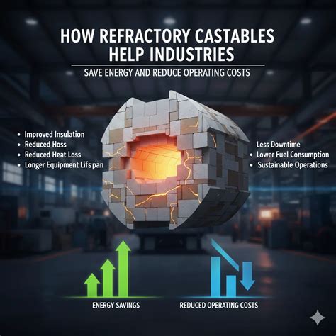 Industrial Energy Loss Is Costing You Fix It with Refractory Castables
