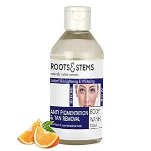 Buy Roots & Stems Anti-Pigmentation & Tan Removal Body Wash with ...