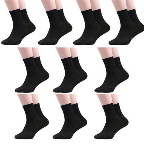 POPLIS Silk Sheer Business Socks Summers Dry Fit Crew Socks Mens ...