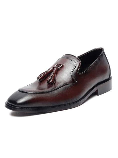 Buy Men's Premium Italian Leather Brunette Brown Moccasins - Louis Stitch