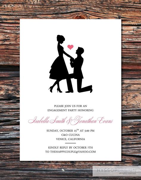 engagement party template