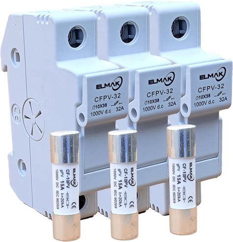 Kenbrook Solar MC4 in-Line Fuse Connector with Inbuilt 20A 1000V Fuse ...