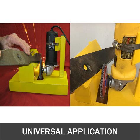 VEVOR 14 inches Yellow Lawn Mower Blade Sharpener Grinder Motor NOT ...
