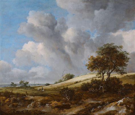 Enjoy some Damn Fine Art : Jacob van Ruisdael. A Cornfield, in the ...