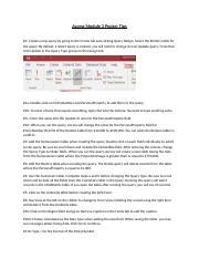 Access Module 3 Sam Project 的图像结果