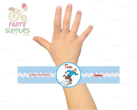 Tin Tin Theme Hand Band | Party Supplies India Online