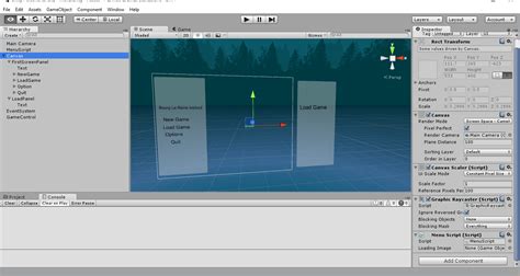 Image result for Unity Menu Transitions