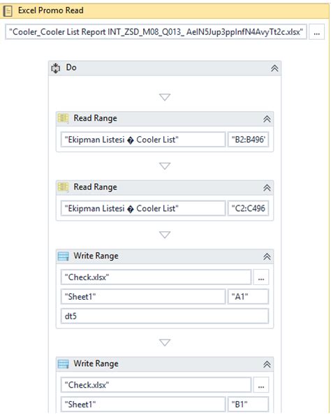 Image result for UiPath 2021 Version 10.4 Excel Read Range Example