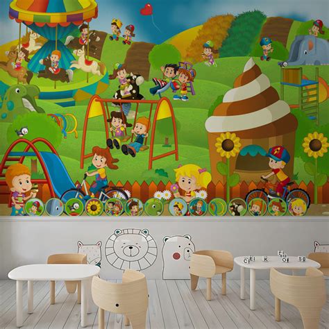 Kinder Garten School Wallpaper – Myindianthings