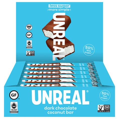 UNREAL® | dark chocolate coconut bars