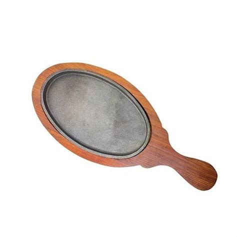 Wooden Sizzler Plates - Wooden Oval Sizzler With Handle ( Racket ...