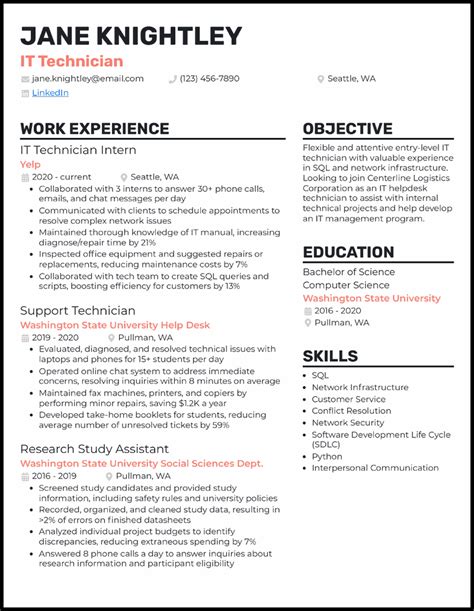 Image result for Computer Information Technology Resume