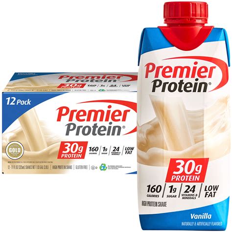 Premier Protein Shake, Vanilla, 30g Protein, 11 Fl Oz, 12 Ct - Walmart.com