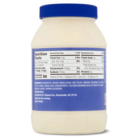 Exploring the Nutritional Facts of Mayonnaise: What You Need to Know ...