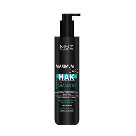 Buy Muz Professional Maximum Care Shampoo (300 ml) Sulphate and Parabin ...