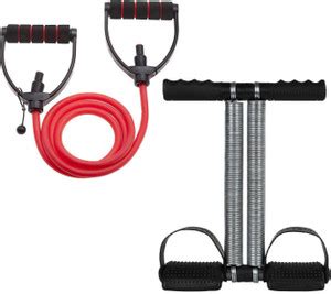 SIDHMART Tummy Trimmer & Single Resistance Band Toning Tube Abs ...