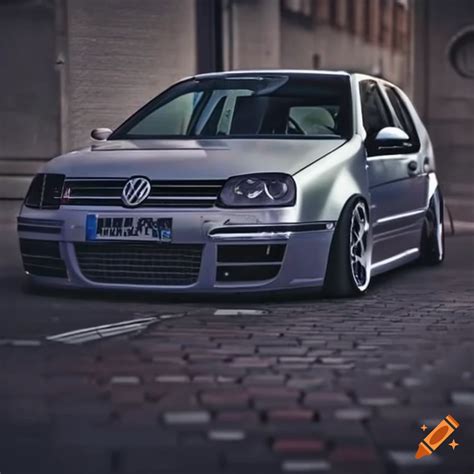 Volkswagen Golf Mk4 GTI with custom modifications on Craiyon
