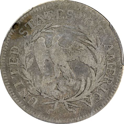 Collector-Grade 1796 Quarter Dollar. 1796 Draped Bust 25¢ Small Eagle ...