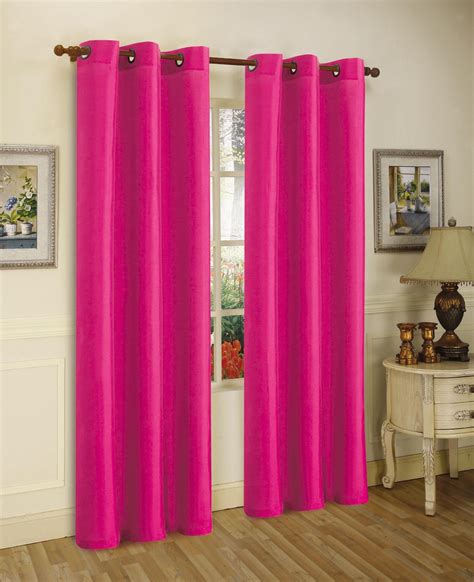 Hot Pink And White Curtains at Paula Roche blog