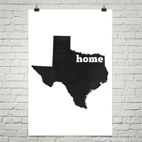 Aeticon Canvas Texas Home, Texas State, Map of Texas, Texas Decor ...