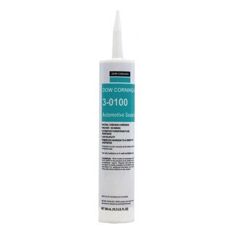 Dowsil Auto Sealant, 305mL, Black 2830833 | Zoro