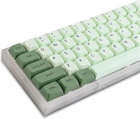 iTastatur Matcha Keycaps PBT Dye-Sublimation XDA Profile English Custom ...