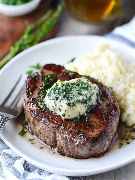 Irresistible Filet Mignon with Garlic Herb Butter Recipe