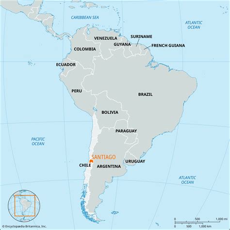 Santiago | Chile, Map, & Population | Britannica