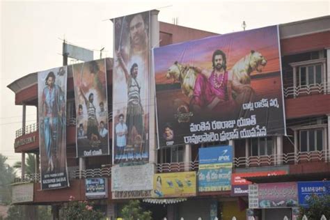 Fans make huge cutouts of Baahubali 2 stars Prabhas, Rana Daggubati and ...