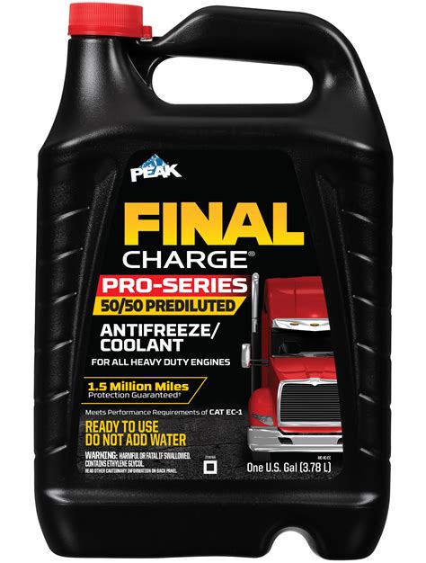 FINAL CHARGE® PRO-SERIES 50/50 Pre-Diluted Extended Life Antifreeze ...