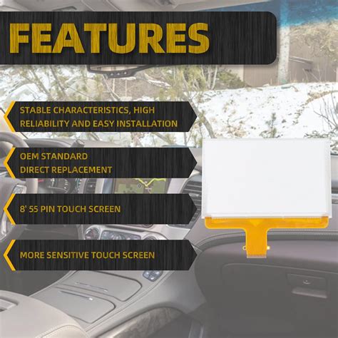 Buy Dasbecan 8' 55 Pin Touch Screen,Radio Navigation Compatible with ...