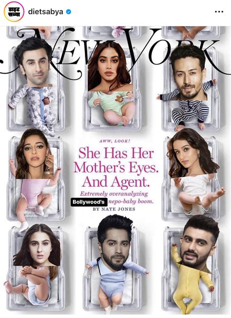 Diet Sabya version of the New York nepotism cover. But with a Bollywood ...