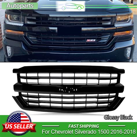 For 2016-2018 Chevrolet Silverado 1500 Z71 High Country Front Grille 104-02697D | eBay