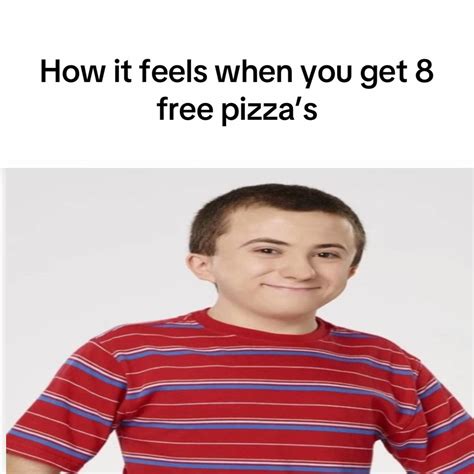 how it feels when i get 8 free pizzas | We Just Got 8 Free Pizzas ...