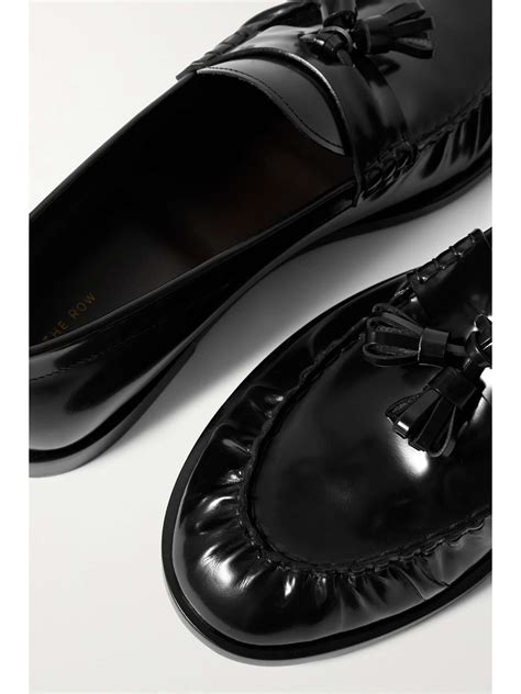 THE ROW Tasseled leather loafers | NET-A-PORTER