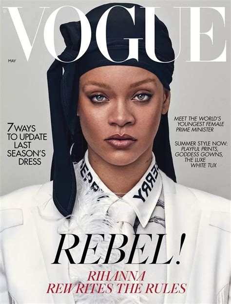 Rihanna Covers Vogue UK Magazine May 2020 - FASHION SIZZLE