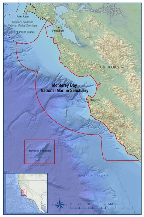 Map Of California Monterey Bay