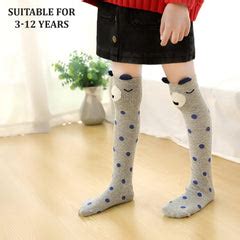 MOMISY 1 Pair of Baby Spring Winter And Autumn Combed Cotton Long Tube ...