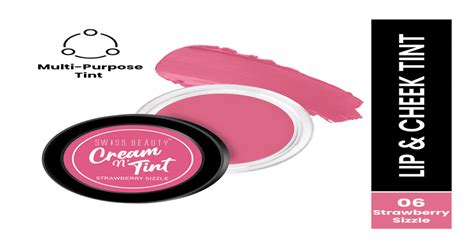 Buy Swiss Beauty 01 Berrylicious Lip, Cheek & Eyeshadow Tint (Cream ...