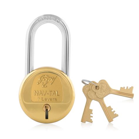 Godrej Locking Solutions and Systems 3597 Key Padlock (Gold finish ...
