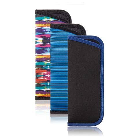 Buy 3 Pack Reading Glasses Pouch - Leopard Zebra Pattern Fabric ...